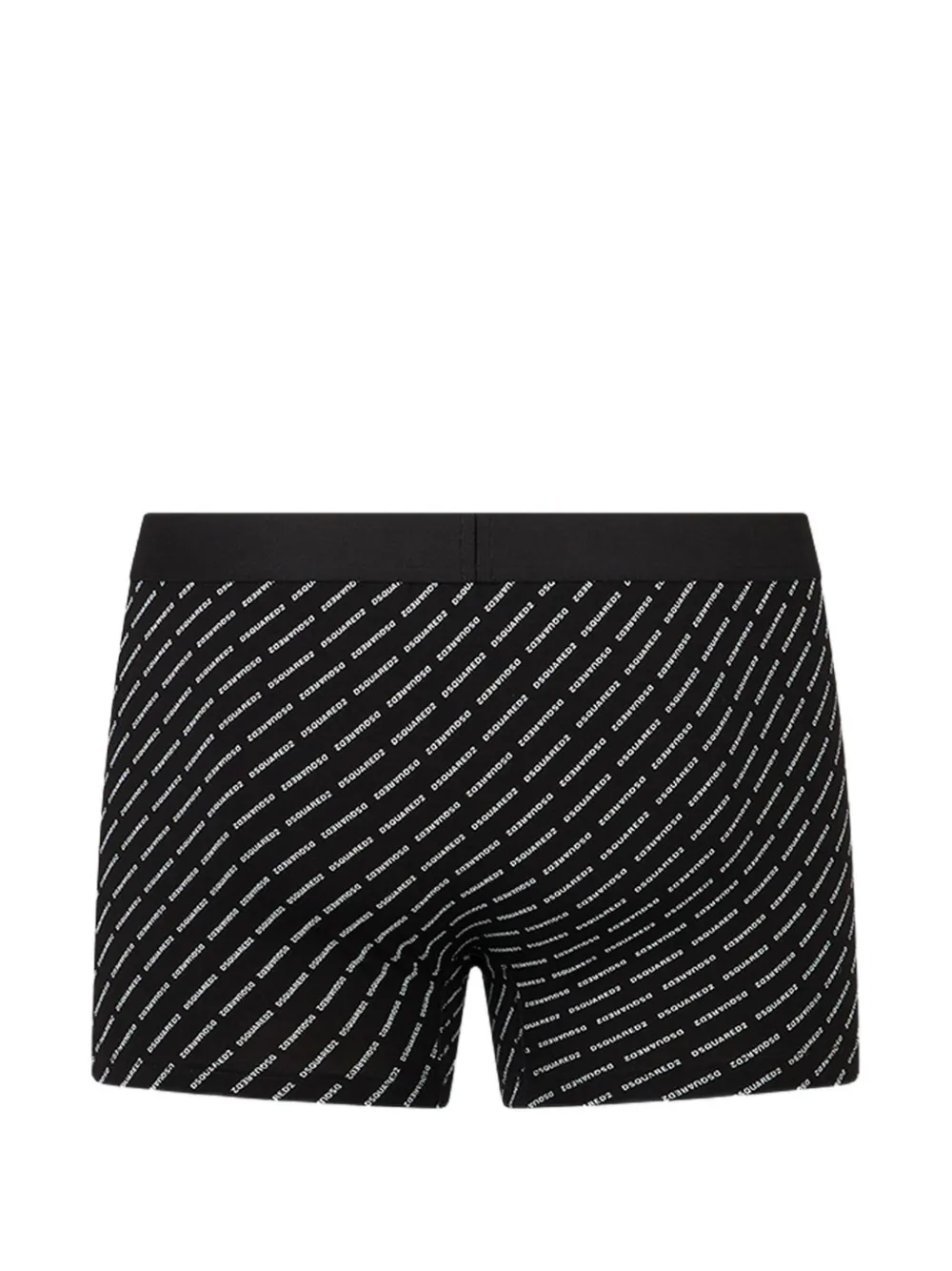 DSQUARED2 Zwembroek met logoprint Zwart