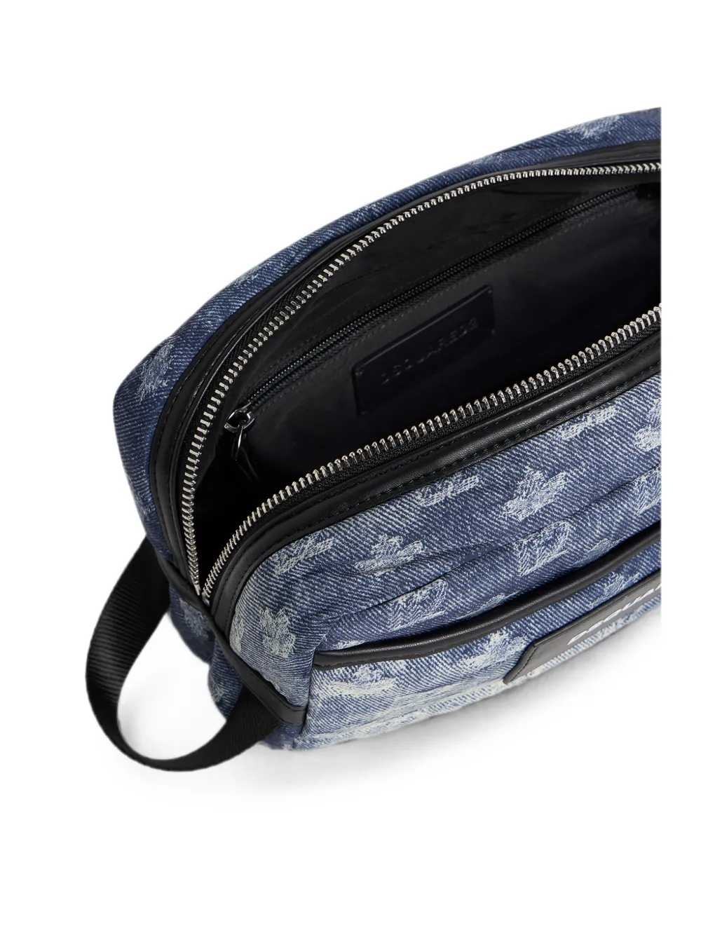 DSQUARED2 D2 Monogram beautycase Blauw