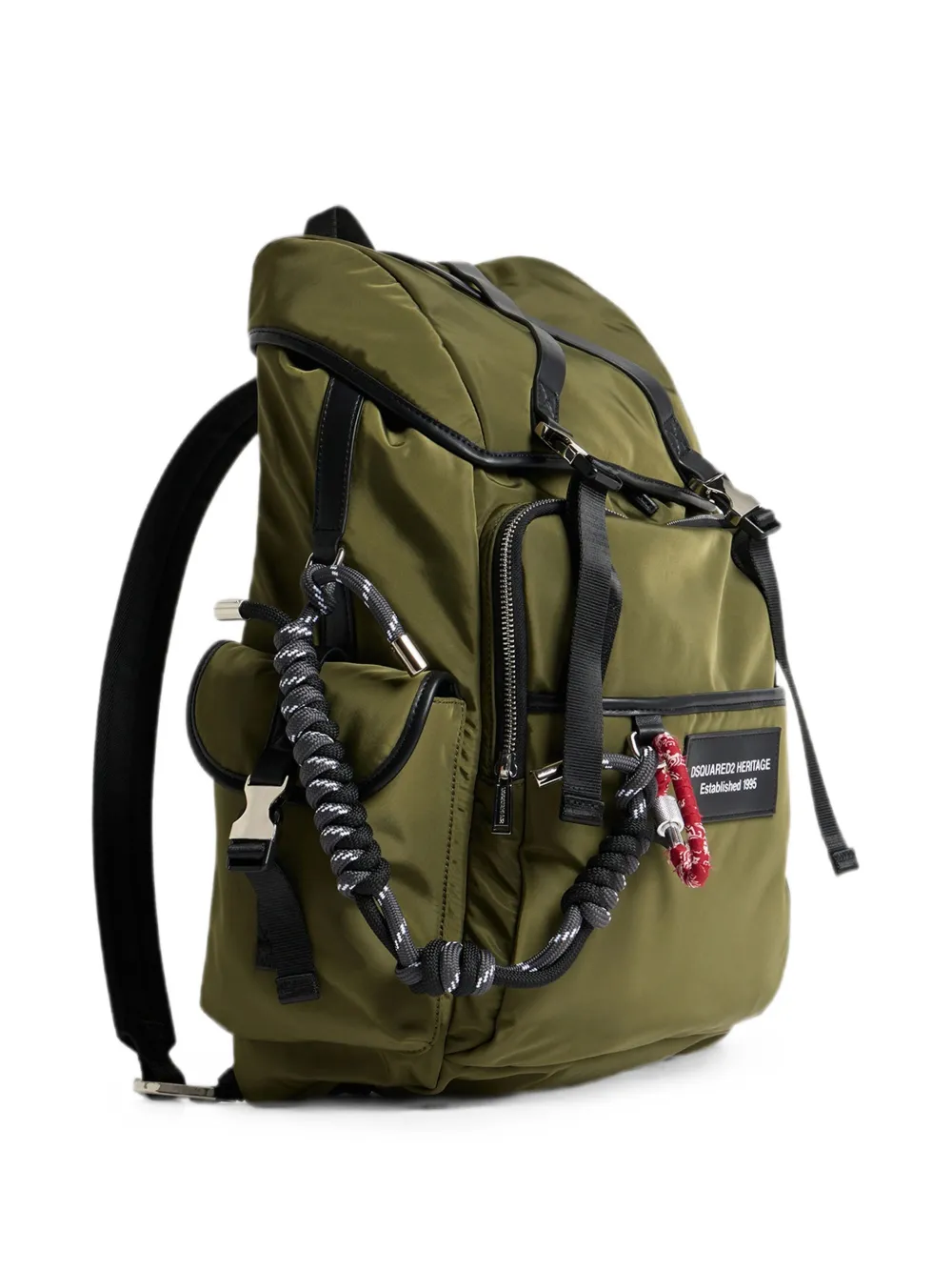 DSQUARED2 Heritage rugzak Groen