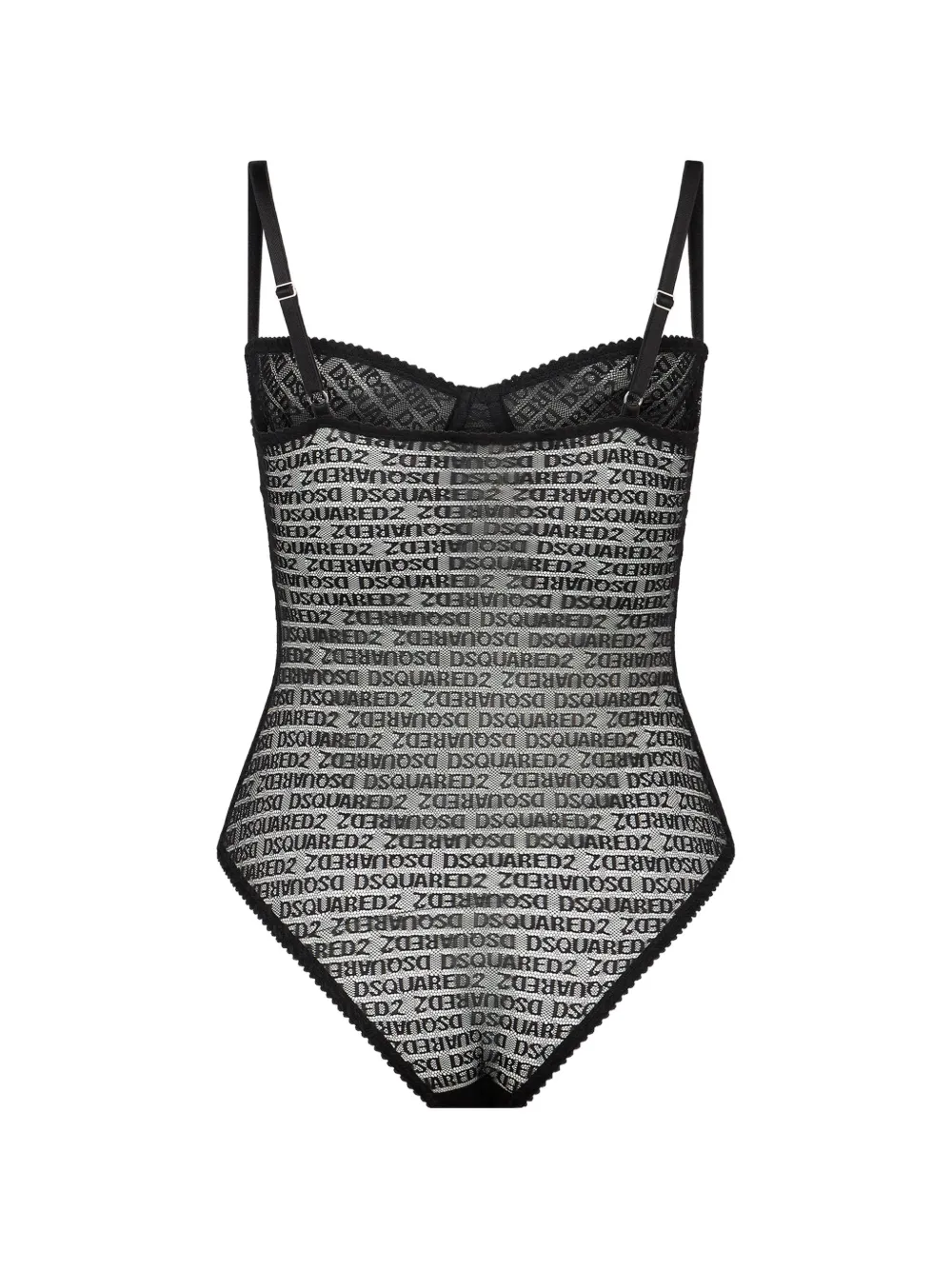 DSQUARED2 Romper met logoprint Zwart