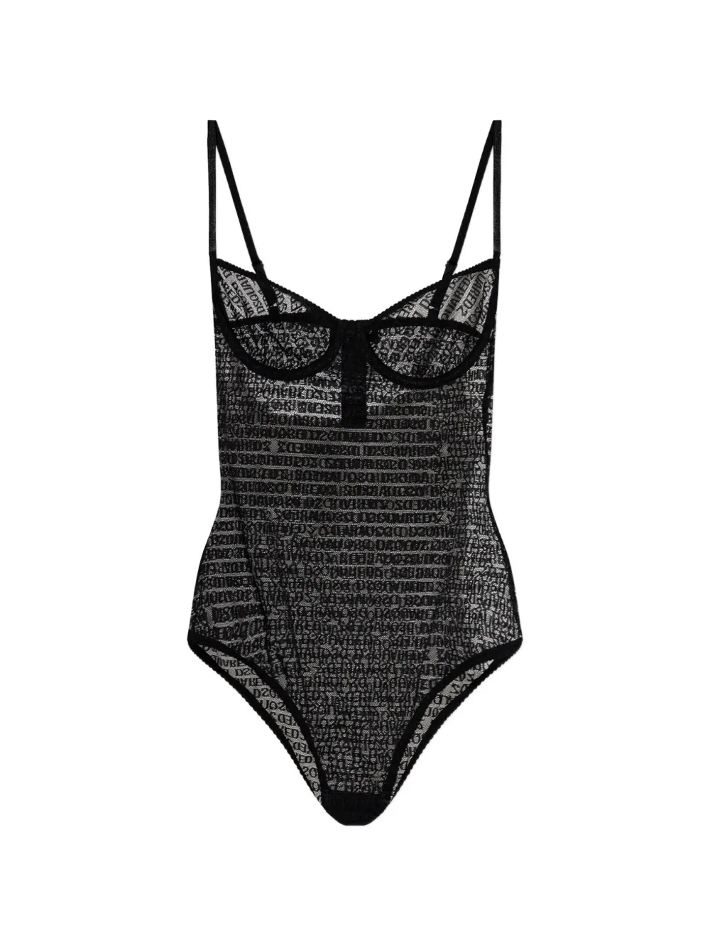 DSQUARED2 Body con logo - Nero