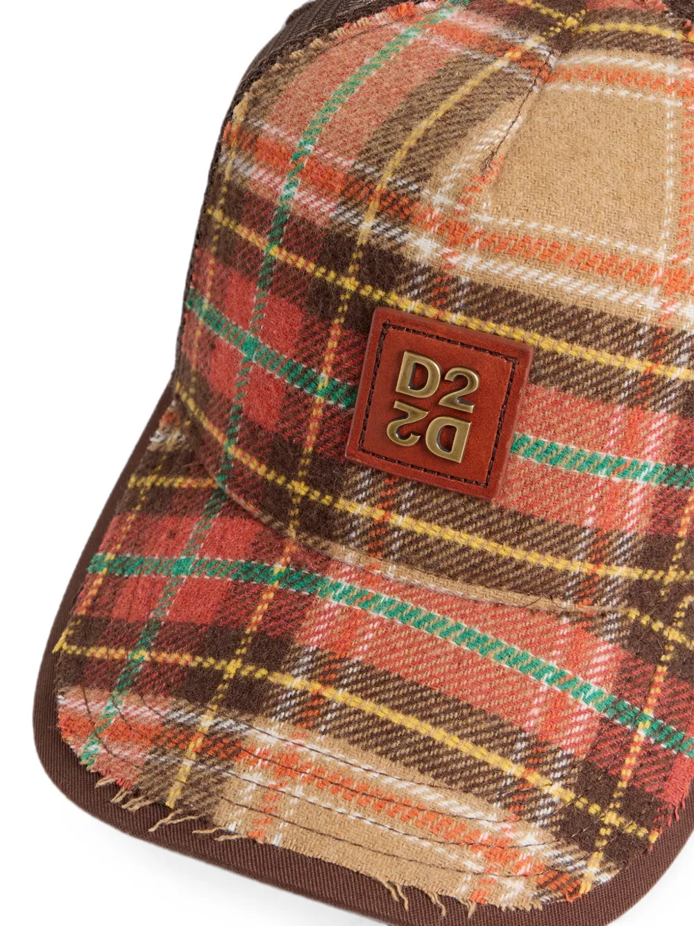 DSQUARED2 D2 Cottage honkbalpet Bruin