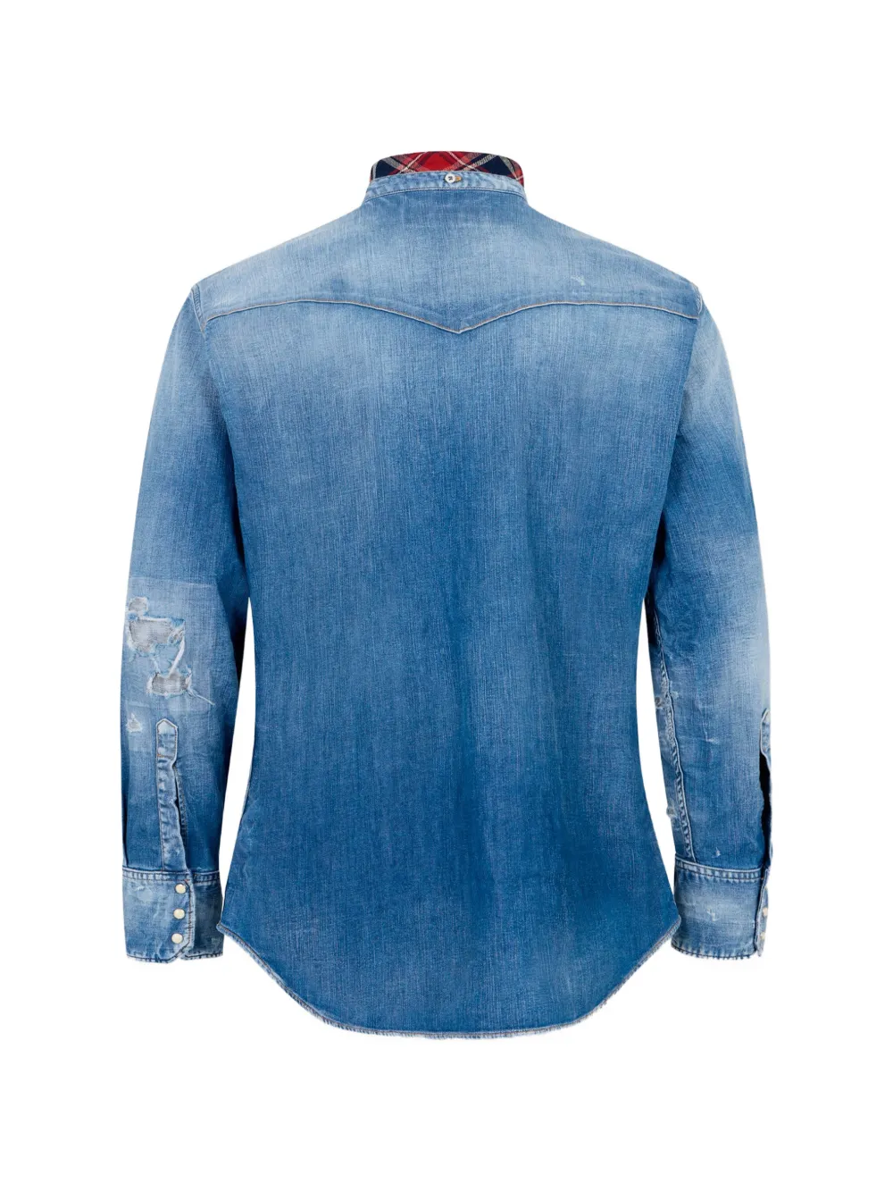 DSQUARED2 Canadian overhemd met medium wassing Blauw