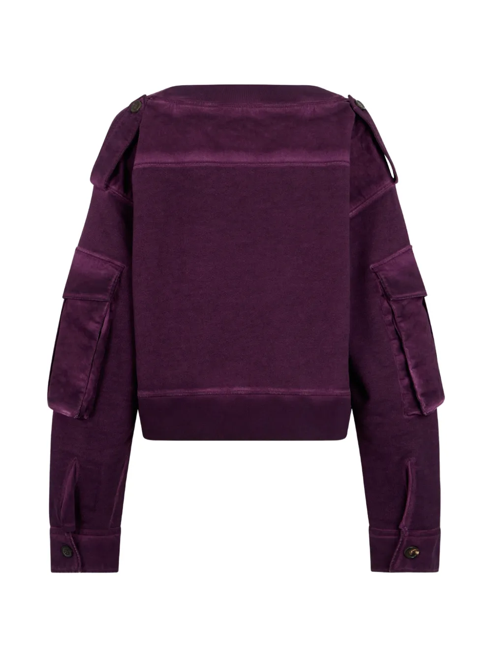 DSQUARED2 D2 Upside Down sweater met ronde hals Paars