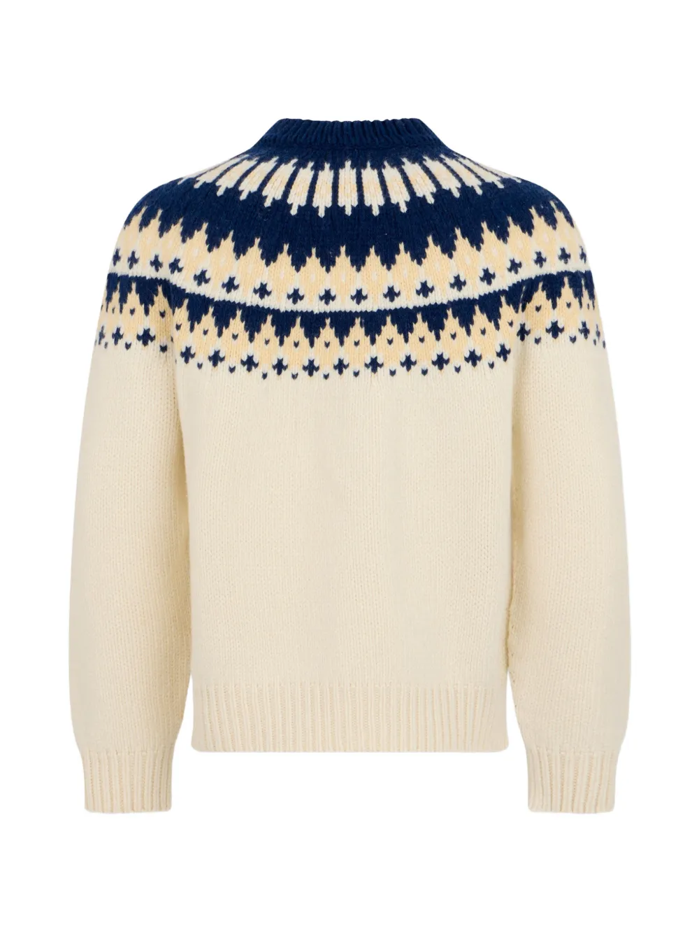 DSQUARED2 Hybrid Chevron jacquard trui Beige