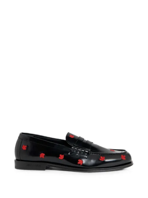 DSQUARED2 maple-leaf loafers