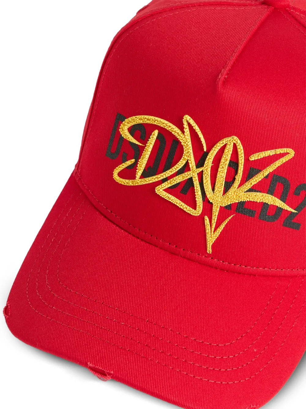 DSQUARED2 Honkbalpet met -logo Rood