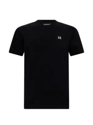 Balenciaga logo-embroidered sleeve-patch t-shirt | Black | FARFETCH