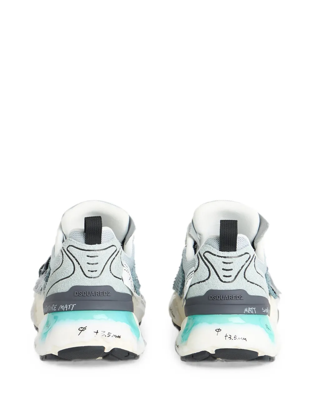 DSQUARED2 Faster sneakers Grijs