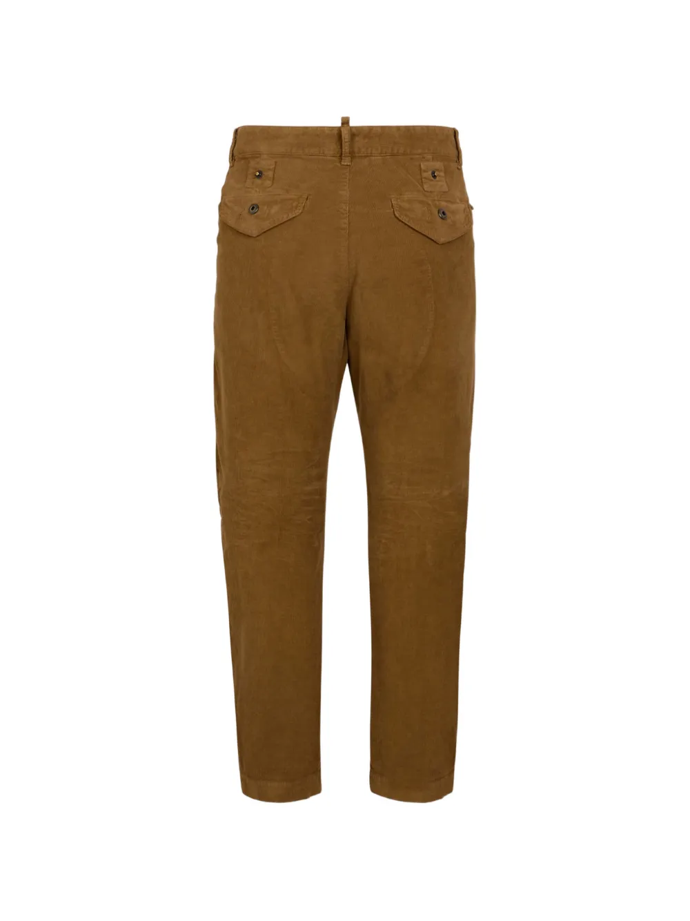 DSQUARED2 Utility2 ribfluwelen broek met carrot-fit Bruin