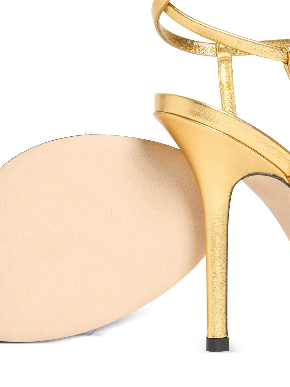 DSQUARED2 Sandalen met hak Goud