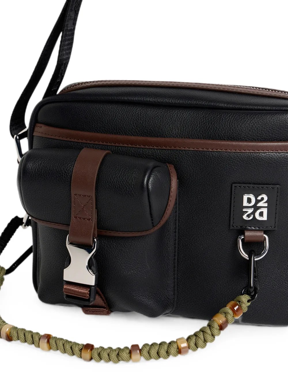 DSQUARED2 D2 Upside Down crossbodytas Zwart