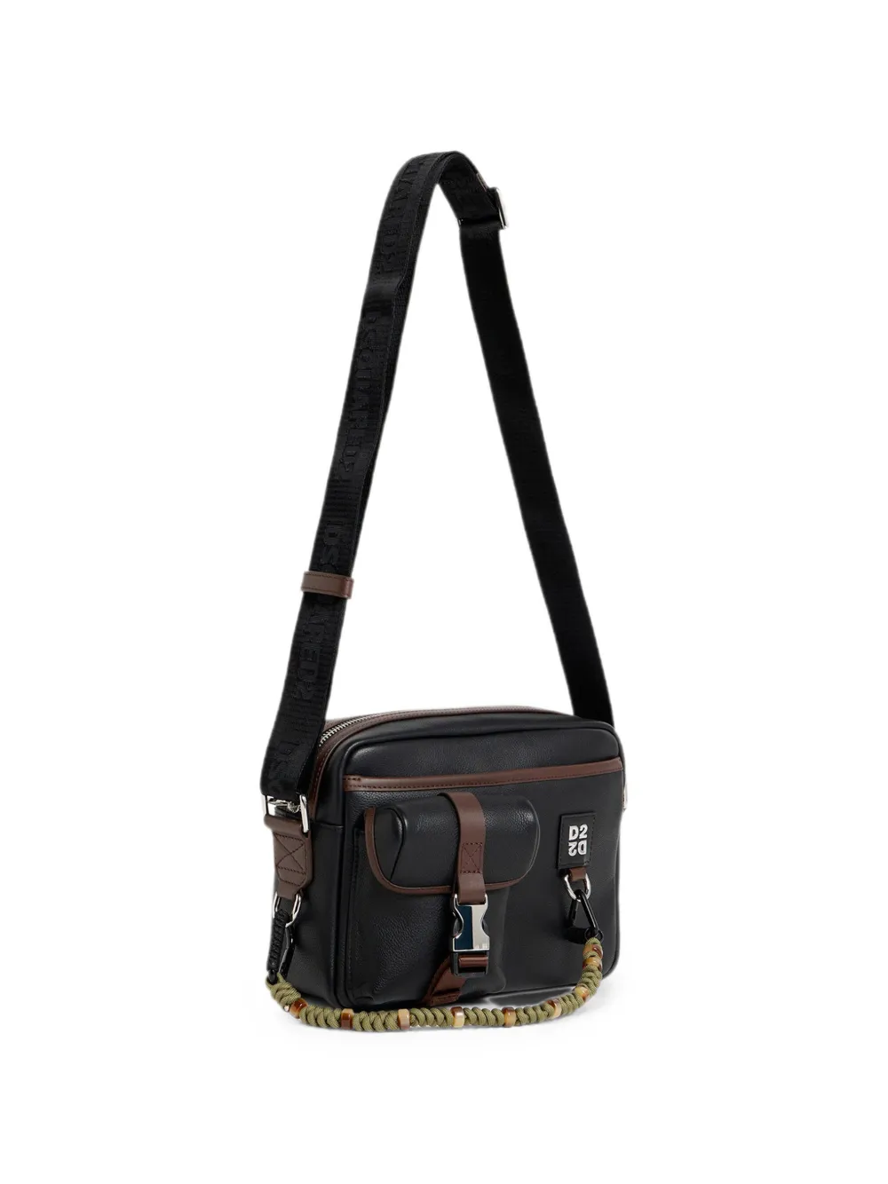 DSQUARED2 D2 Upside Down crossbodytas Zwart