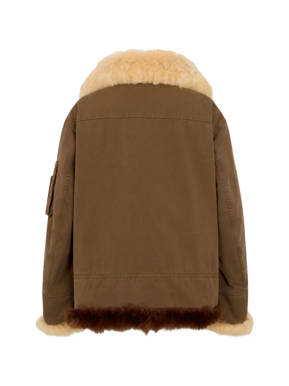 DSQUARED2 Utility2 tech katoenen kaban jas Bruin