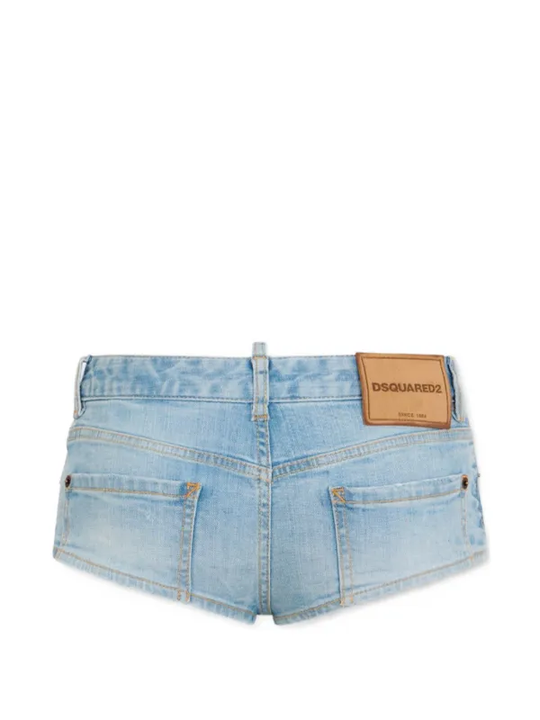 DSQUARED2 Super Bleached Jean Hot Shorts | Blue | FARFETCH