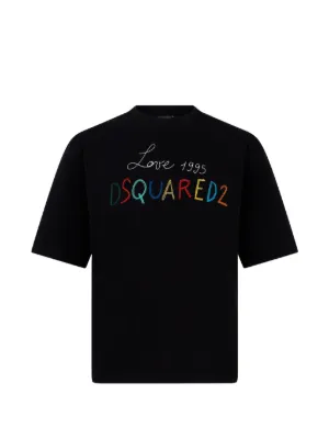 DSQUARED2 Cotton T-shirt | Black | FARFETCH JO