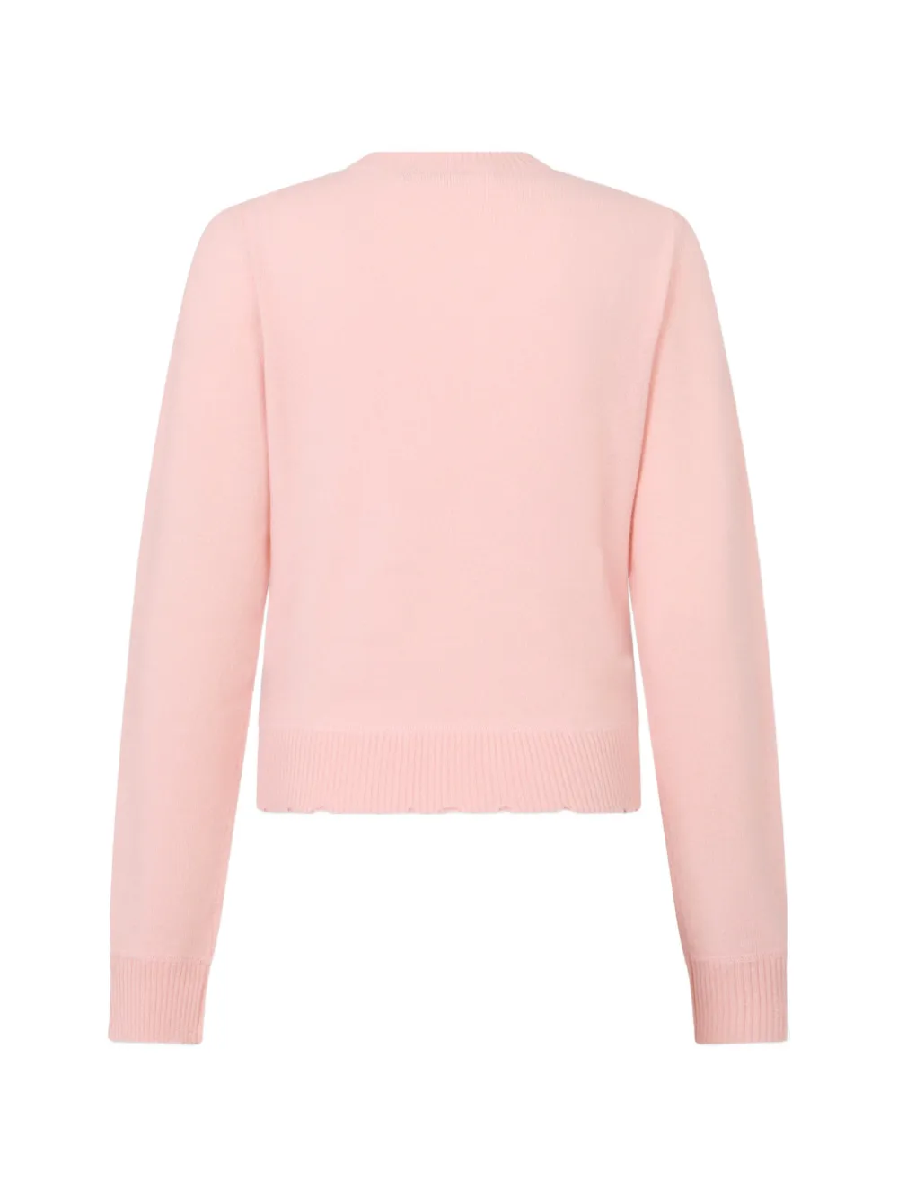 Dsquared2 Signature Destroyed Knit Pullover In Pink