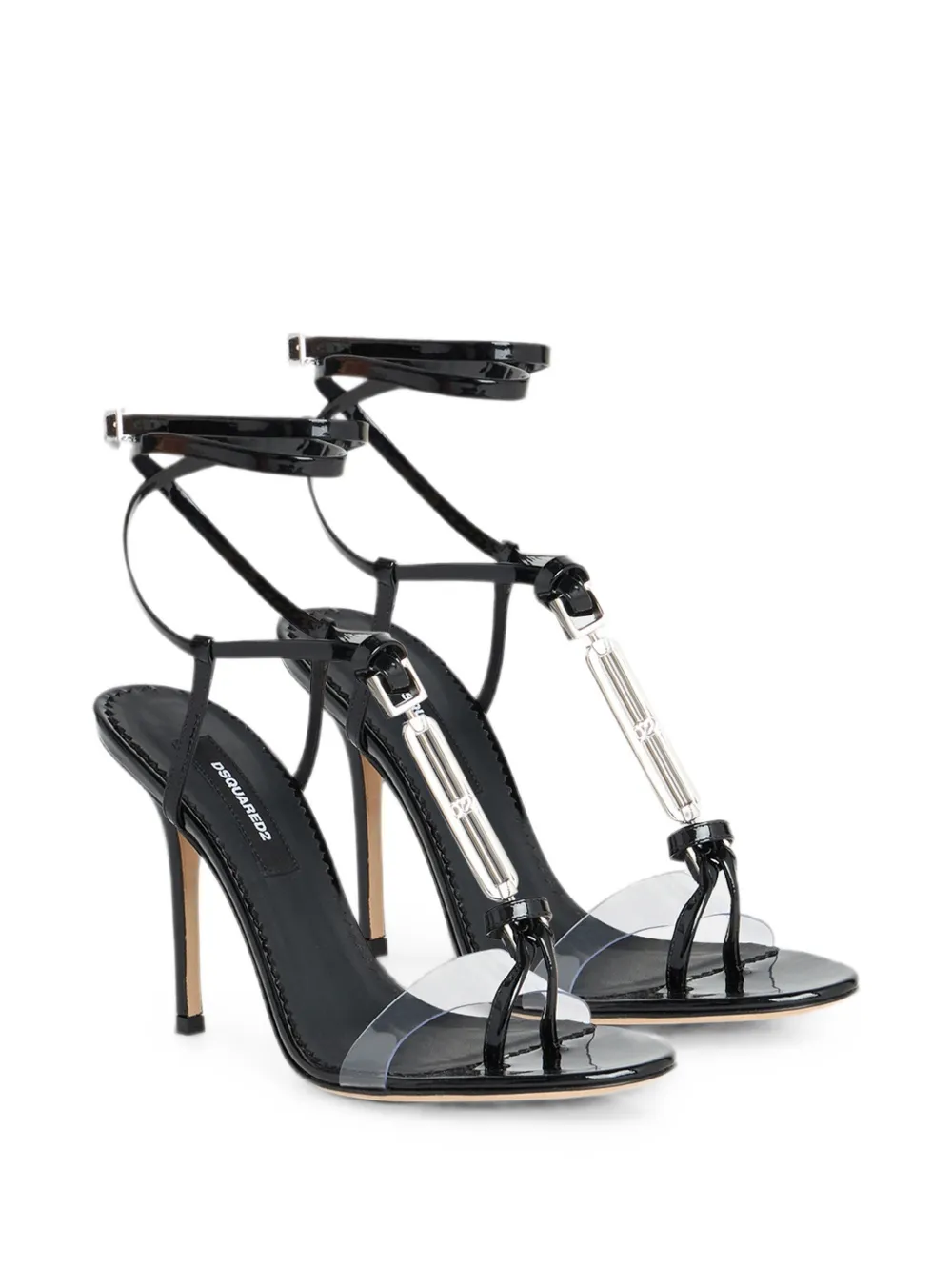 DSQUARED2 Sandalen met hak Wit