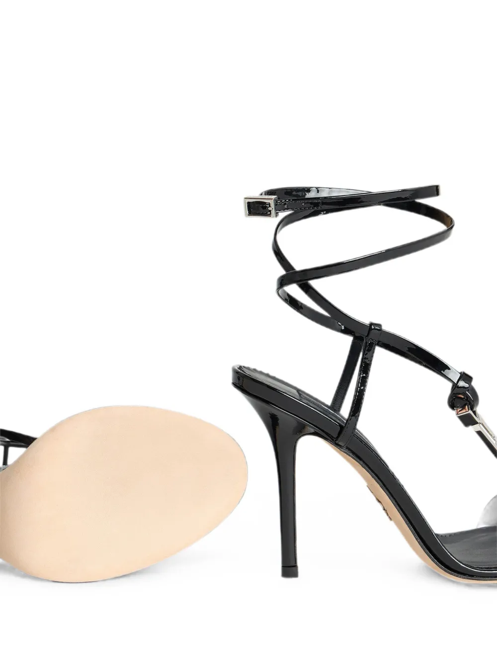 DSQUARED2 Sandalen met hak Wit