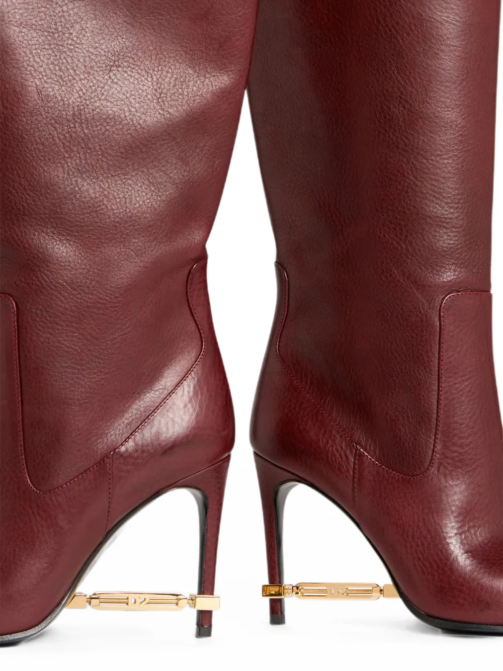 DSQUARED2 Laarzen met metalen detail Rood