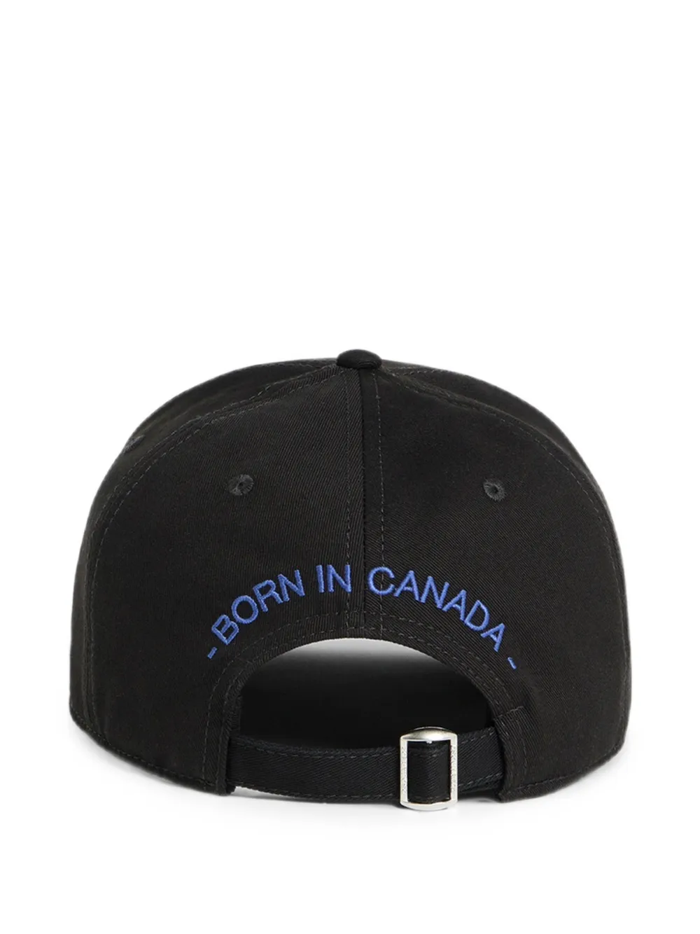 DSQUARED2 Honkbalpet met geborduurd logo Zwart