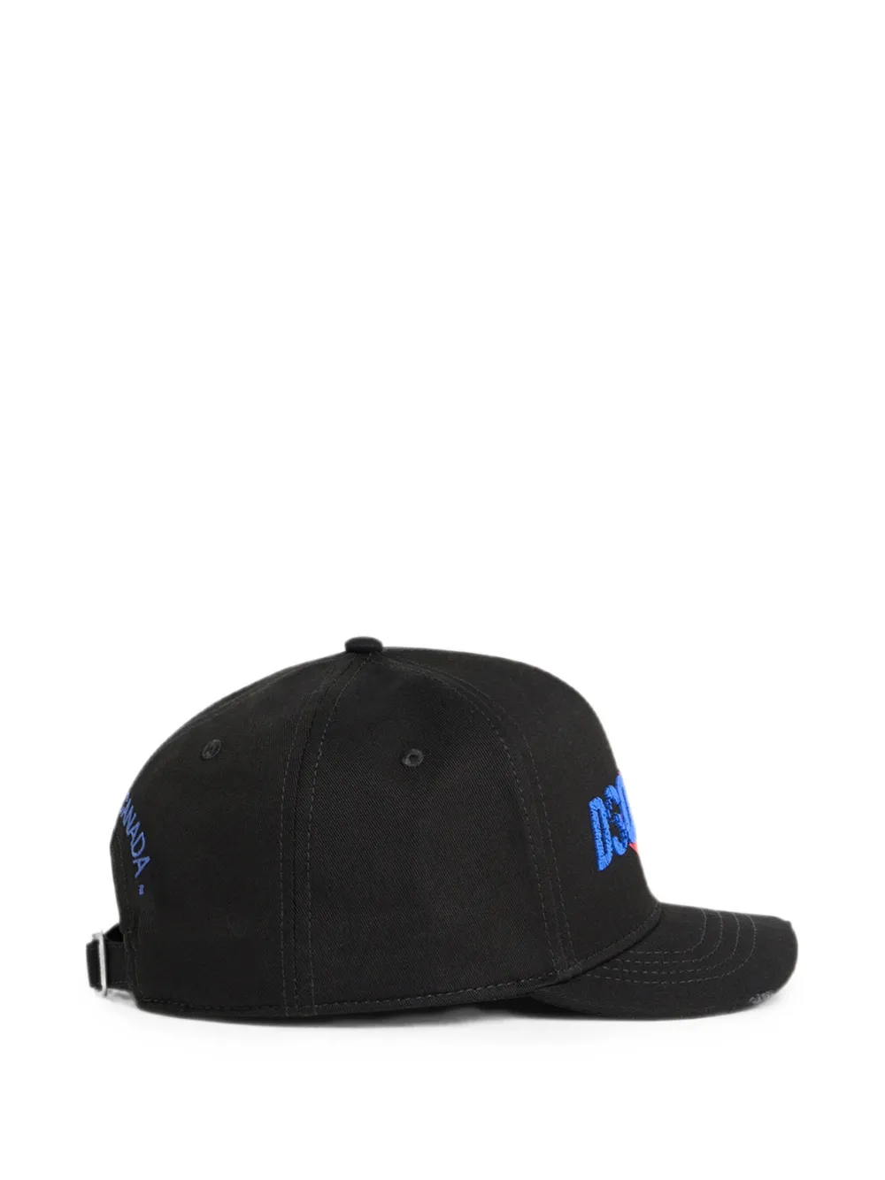 DSQUARED2 Honkbalpet met geborduurd logo Zwart