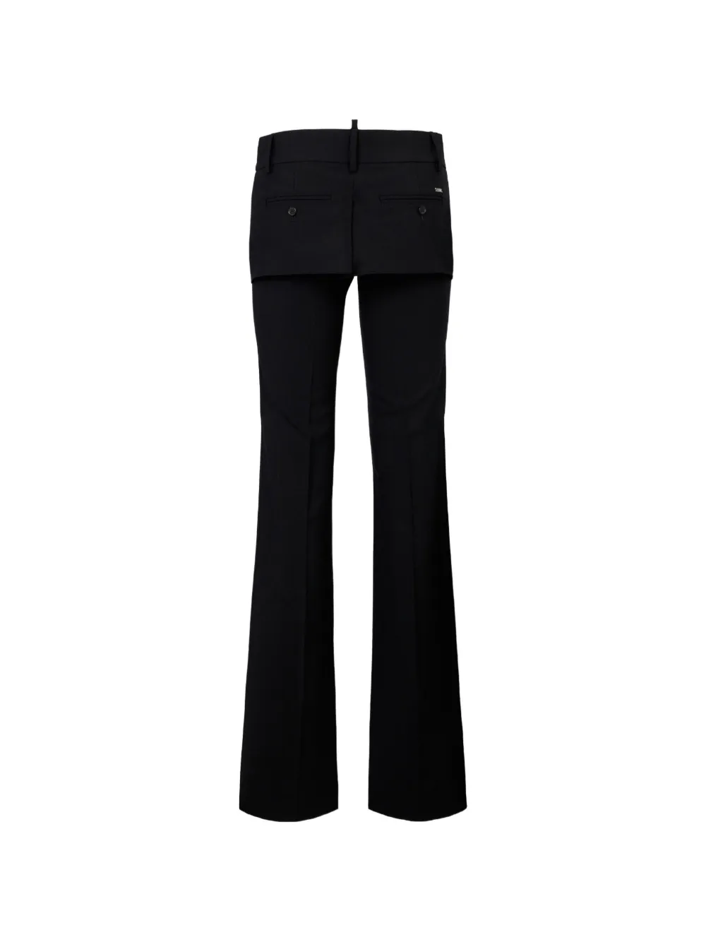 DSQUARED2 Tailored2 Peek-A-Boo broek Zwart