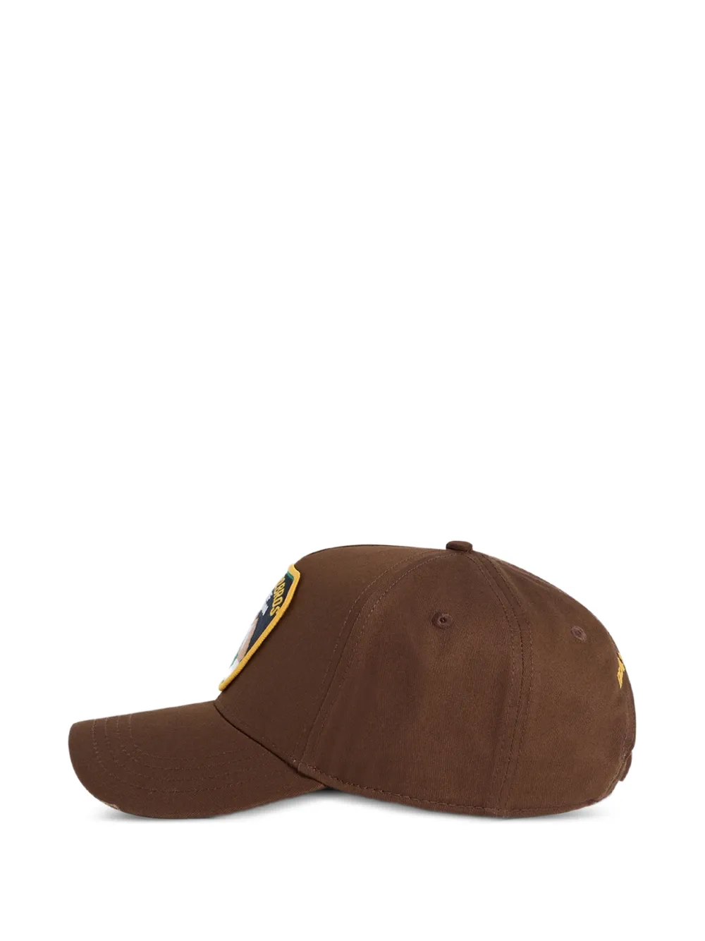 DSQUARED2 Honkbalpet met logopatch Bruin