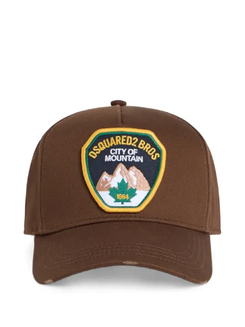DSQUARED2 logo patch baseball cap