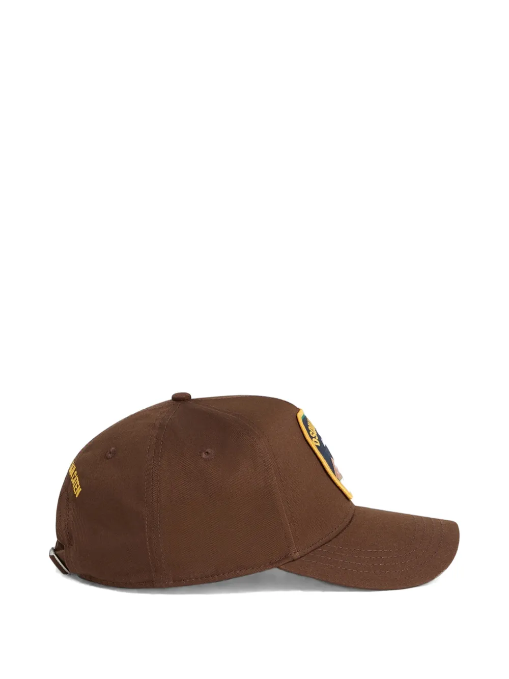 DSQUARED2 Honkbalpet met logopatch Bruin