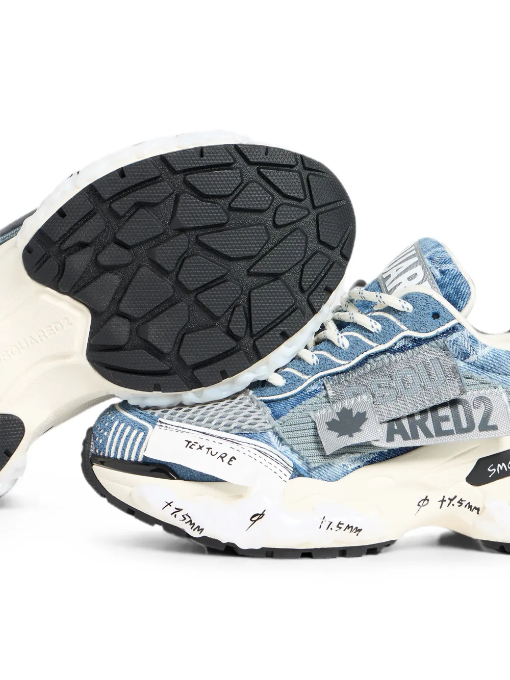DSQUARED2 Faster sneakers Blauw