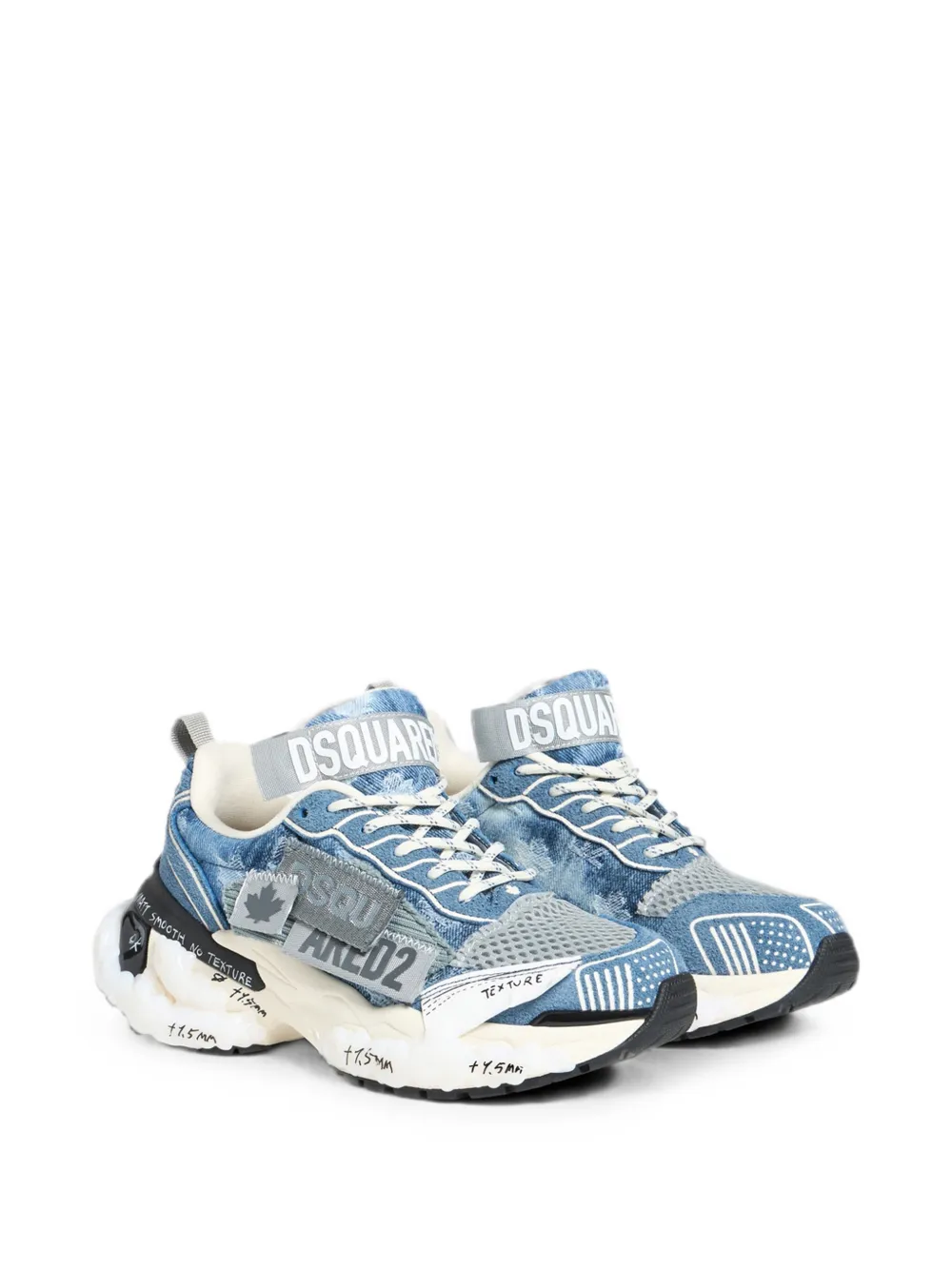 DSQUARED2 Faster sneakers Blauw