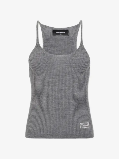 DSQUARED2 signature knit tank top