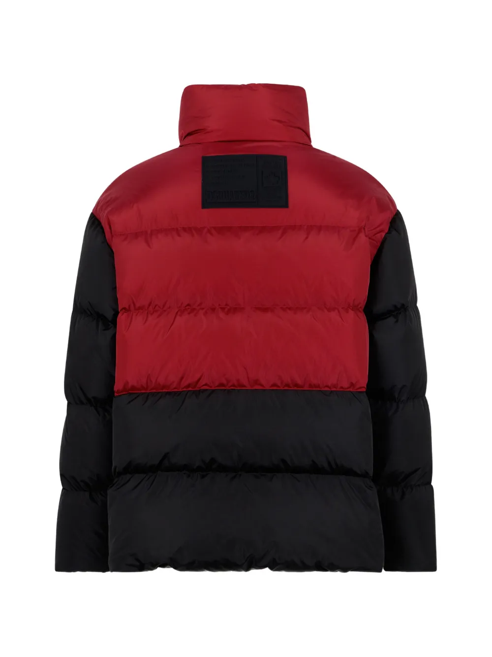 DSQUARED2 Oversized donsjack met colourblocking Blauw