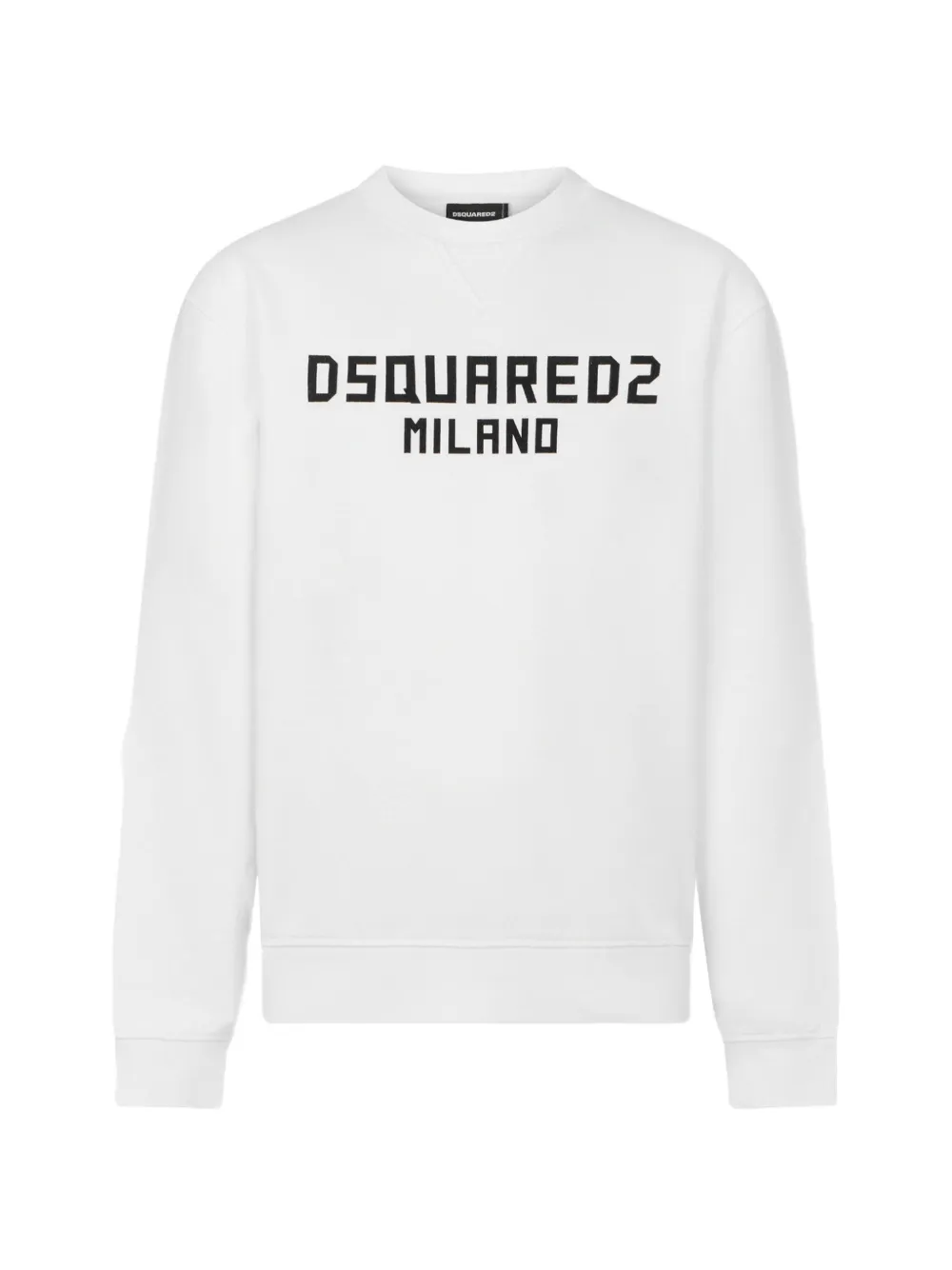 DSQUARED2 Felpa Milano girocollo Cool Fit - Bianco