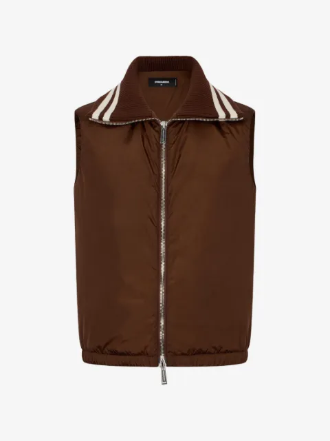 DSQUARED2 Kurze Hybrid Weste mit Nietendetails