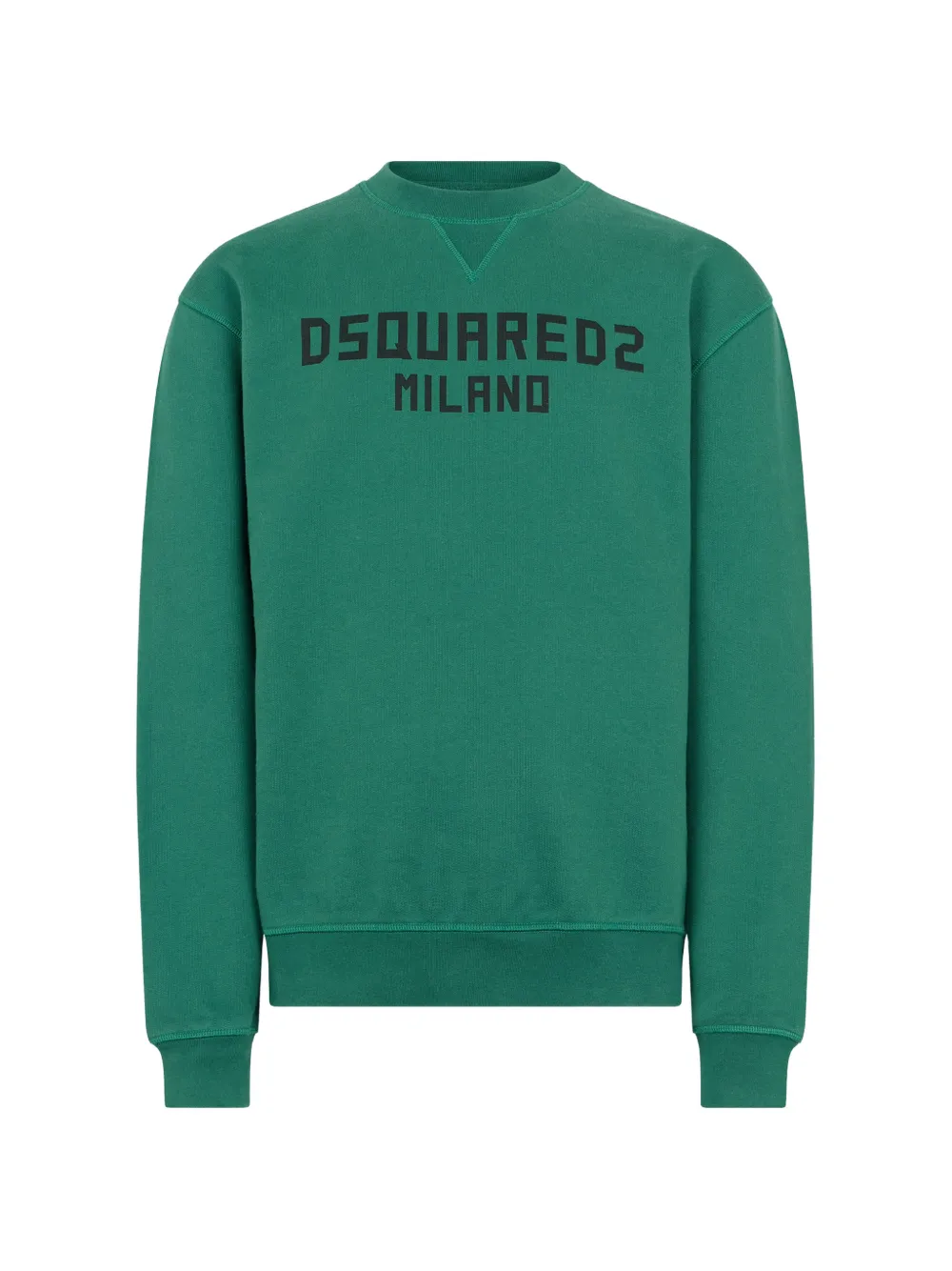 DSQUARED2 Felpa Milano girocollo Cool Fit - Verde