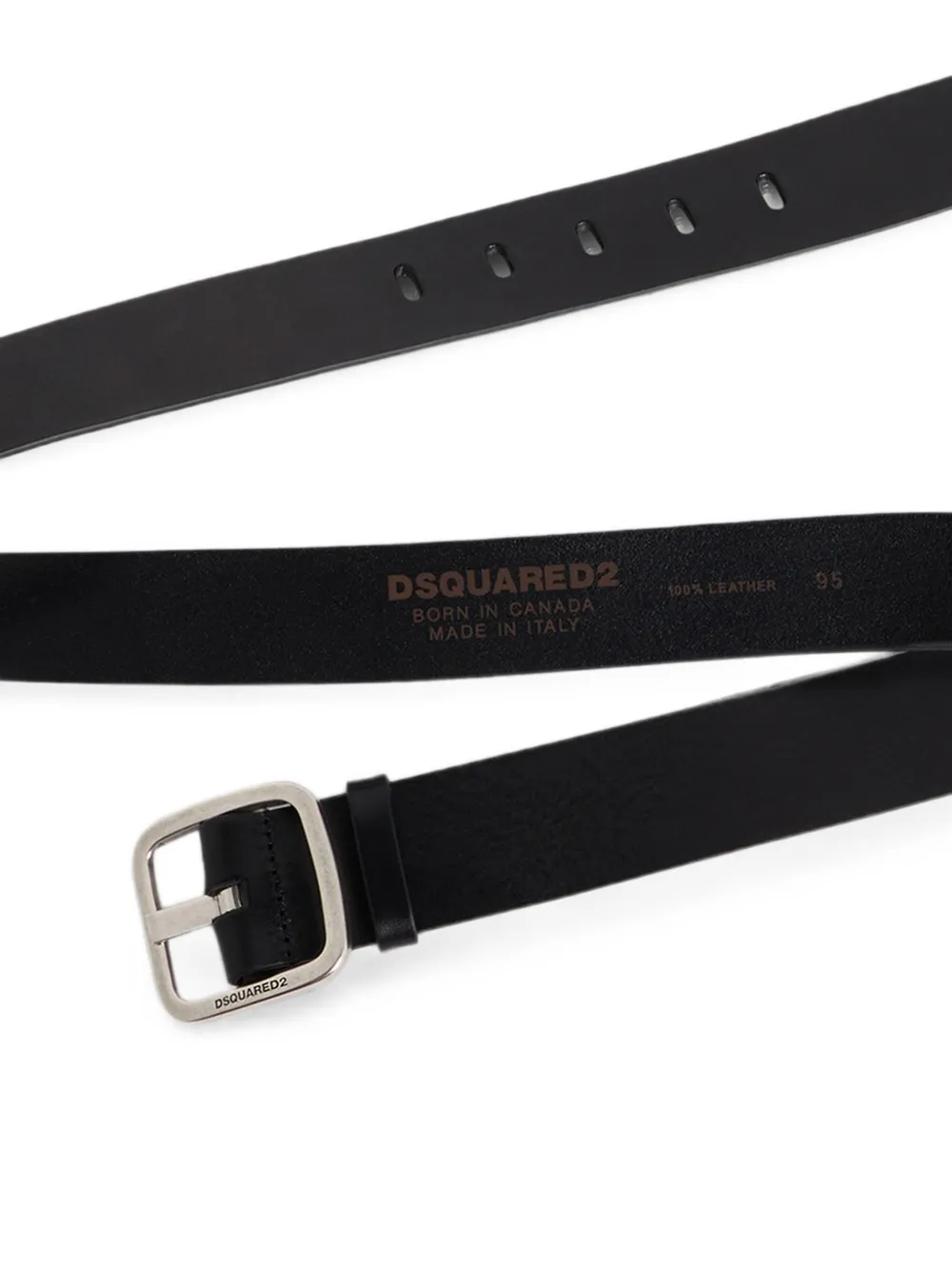 DSQUARED2 Riem met gesp Zwart