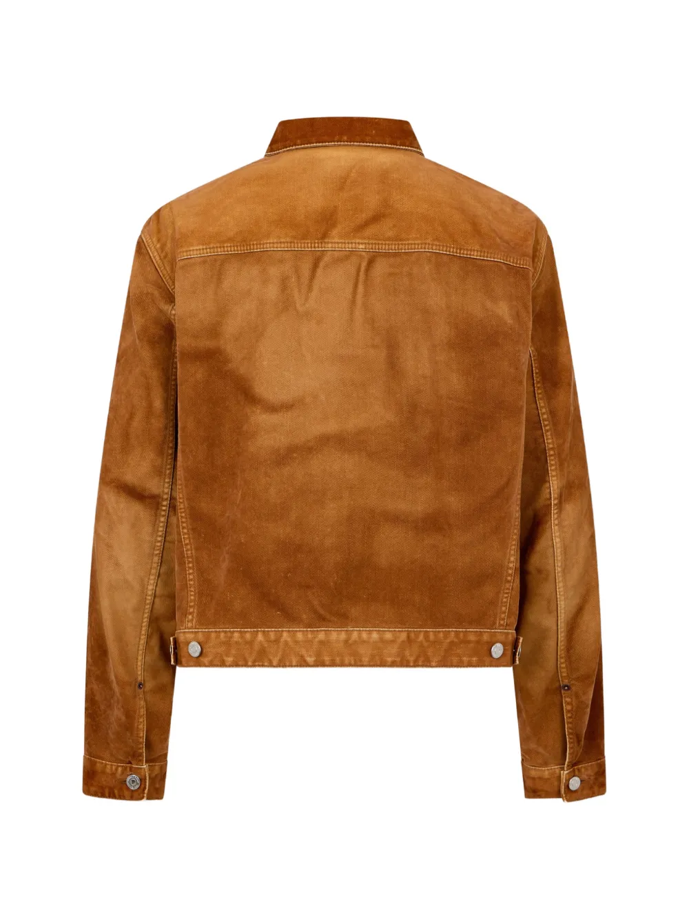 DSQUARED2 Oversized suède jeans met verweerd effect Bruin
