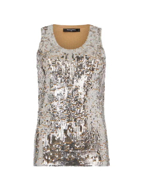 DSQUARED2 camiseta Chic Night All Over Paillettes
