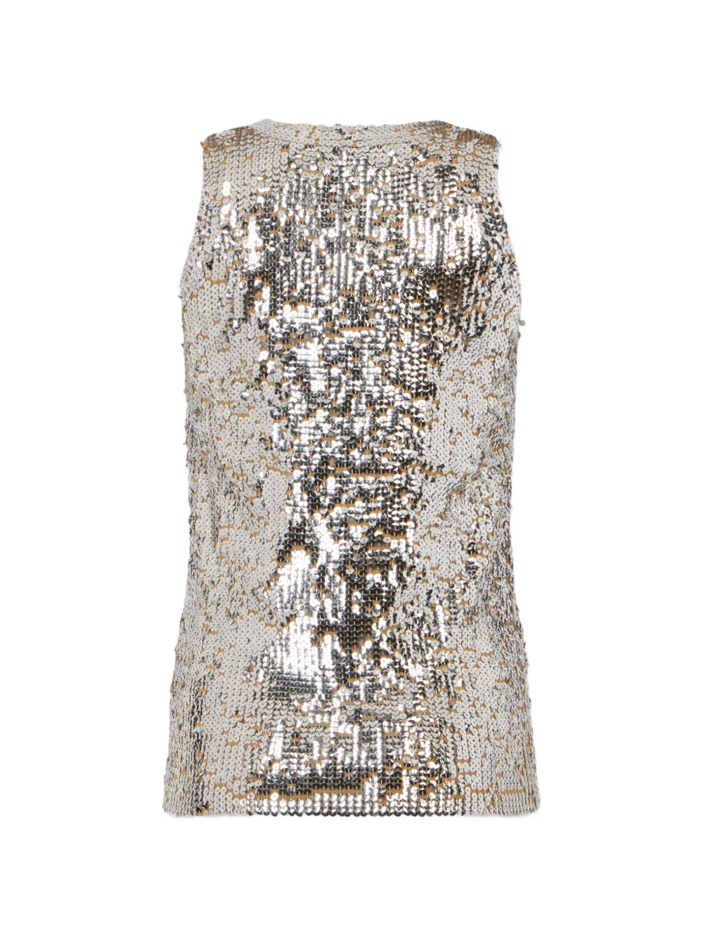 DSQUARED2 Tanktop met pailletten Zilver