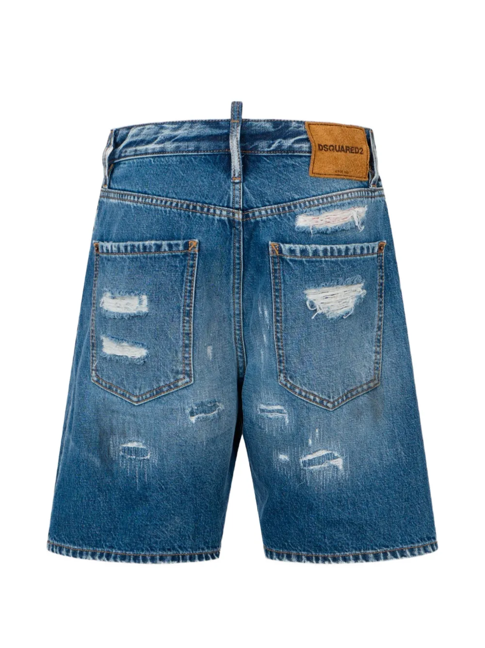DSQUARED2 The Worker denim shorts Blauw