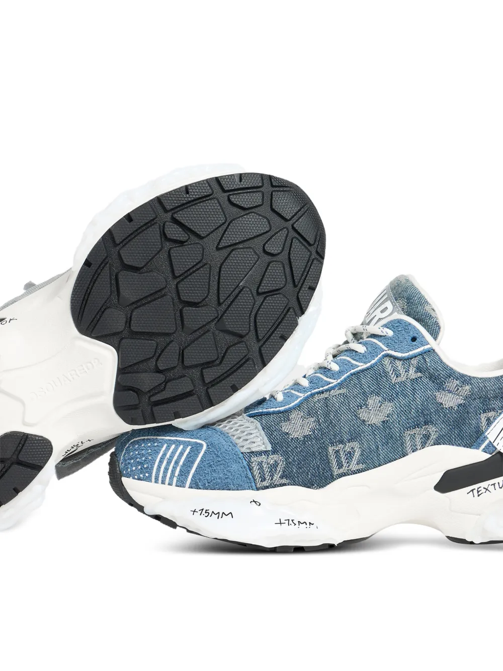 DSQUARED2 Faster sneakers Blauw