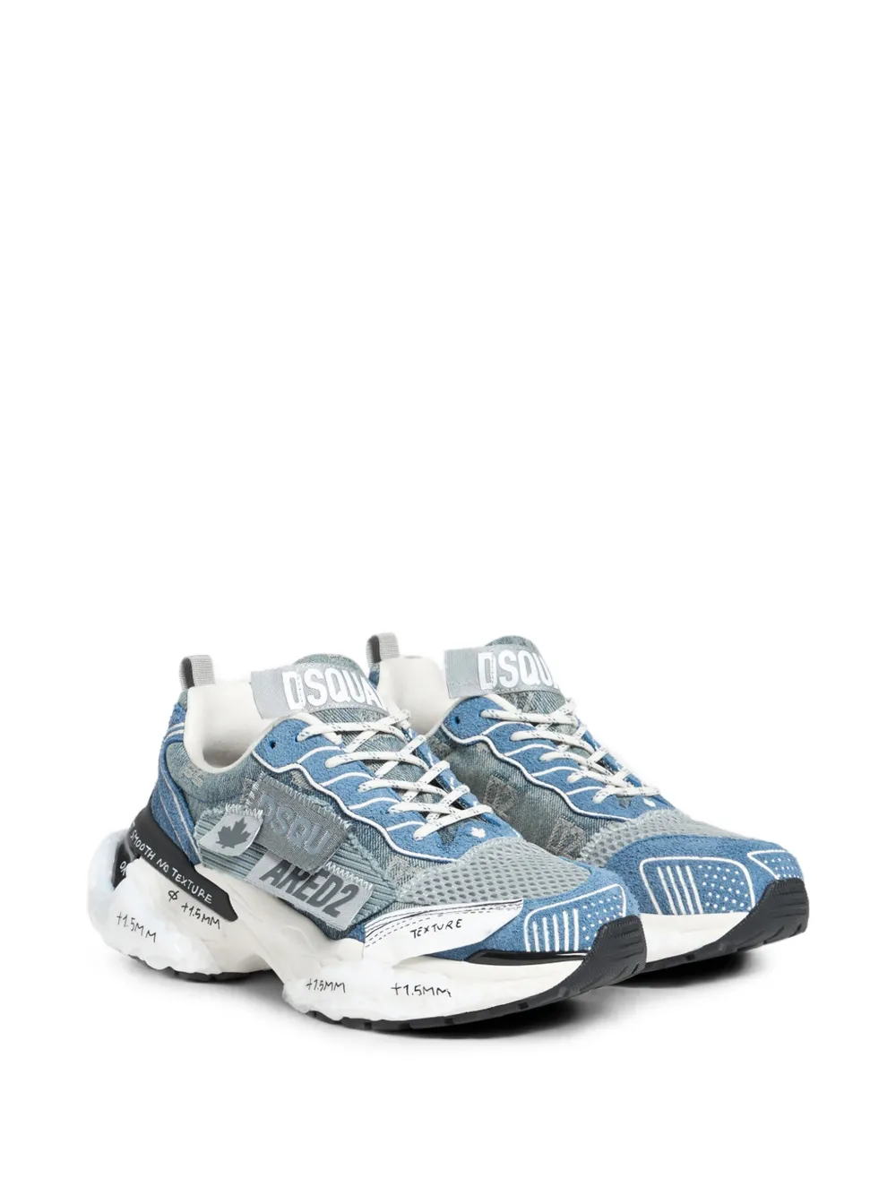 DSQUARED2 Faster sneakers Blauw