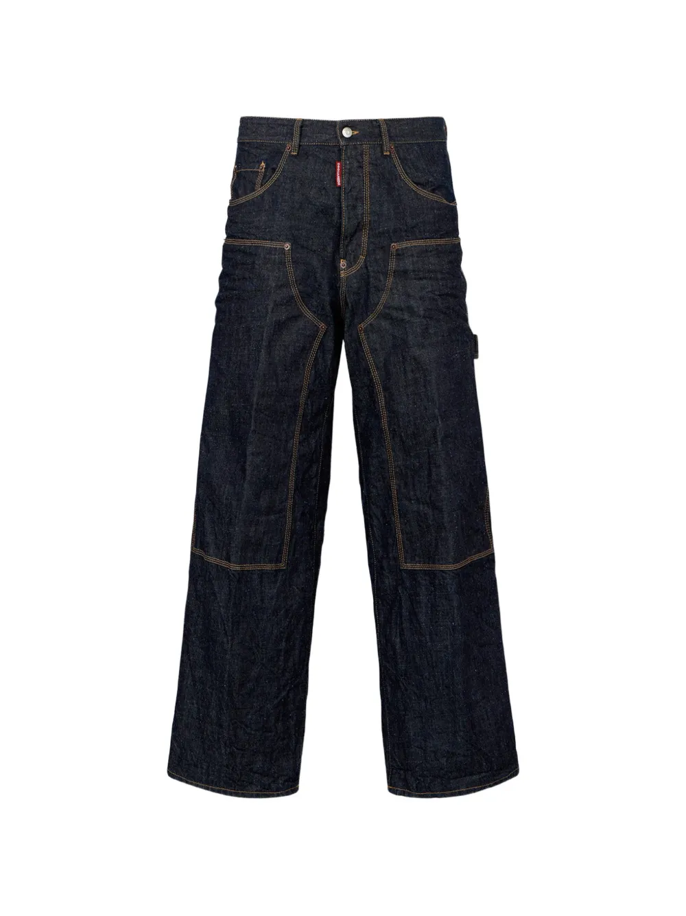 DSQUARED2 Baggy Carpenter-Jeans in japanischer Waschung - Blau