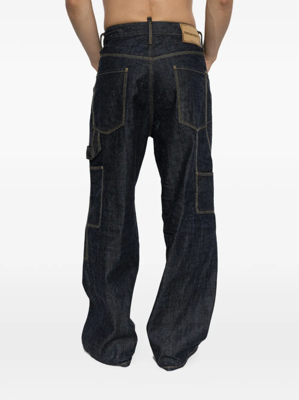 DSQUARED2 Japanese baggy carpenter jeans Blauw