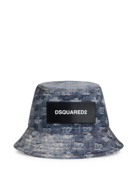 DSQUARED2 D2 monogram bucket hat