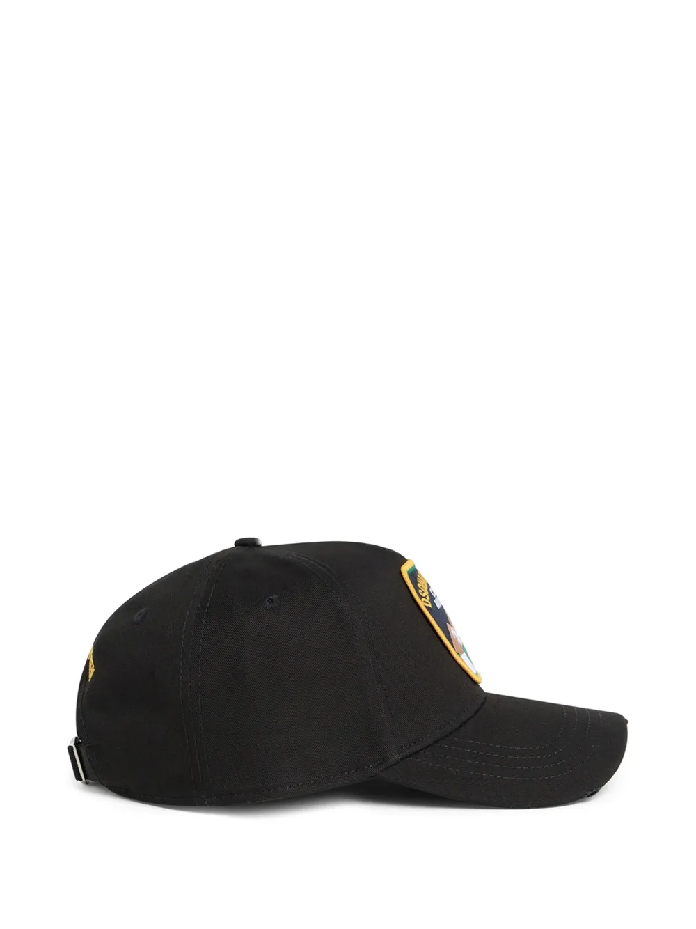 DSQUARED2 Honkbalpet met geborduurd logo Zwart