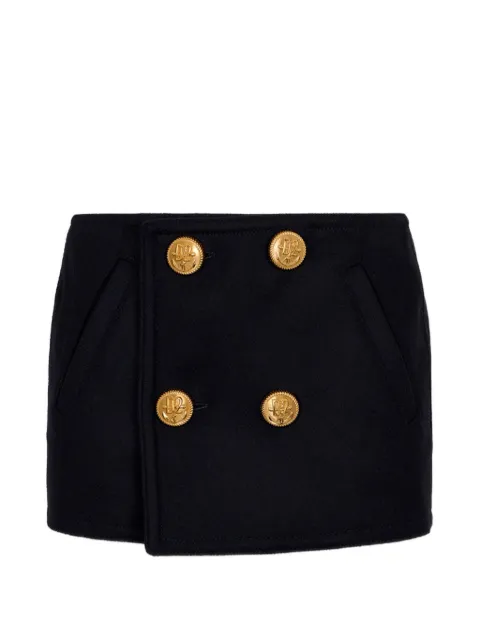 DSQUARED2 hybrid peacoat mini skirt
