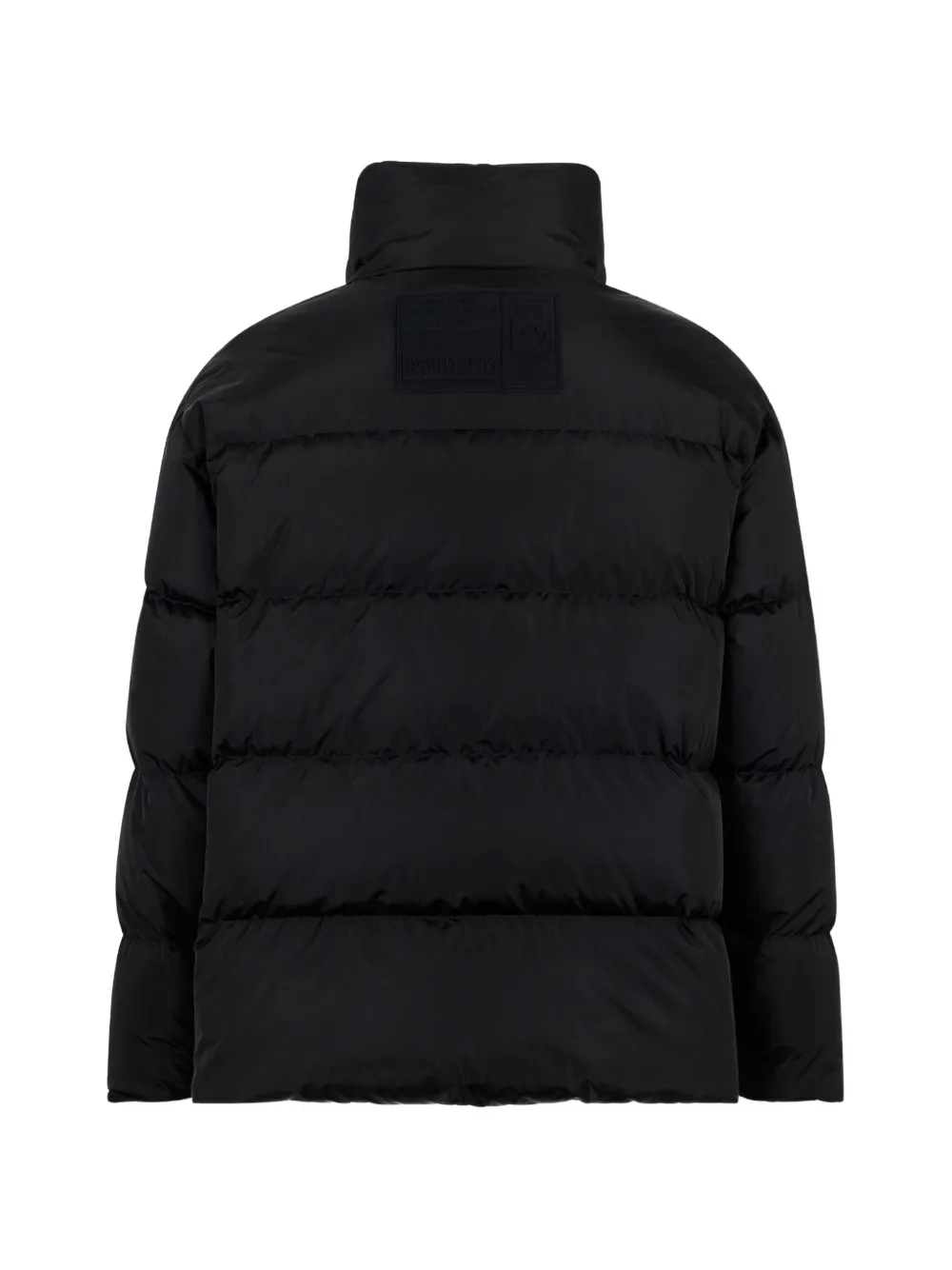 DSQUARED2 Oversized donsjack met colourblocking Zwart